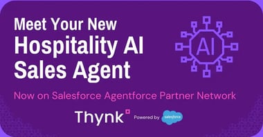 Thynk Announces Inclusion in Salesforce’s Agentforce Partner Network with Hospitality AI Sales Agent