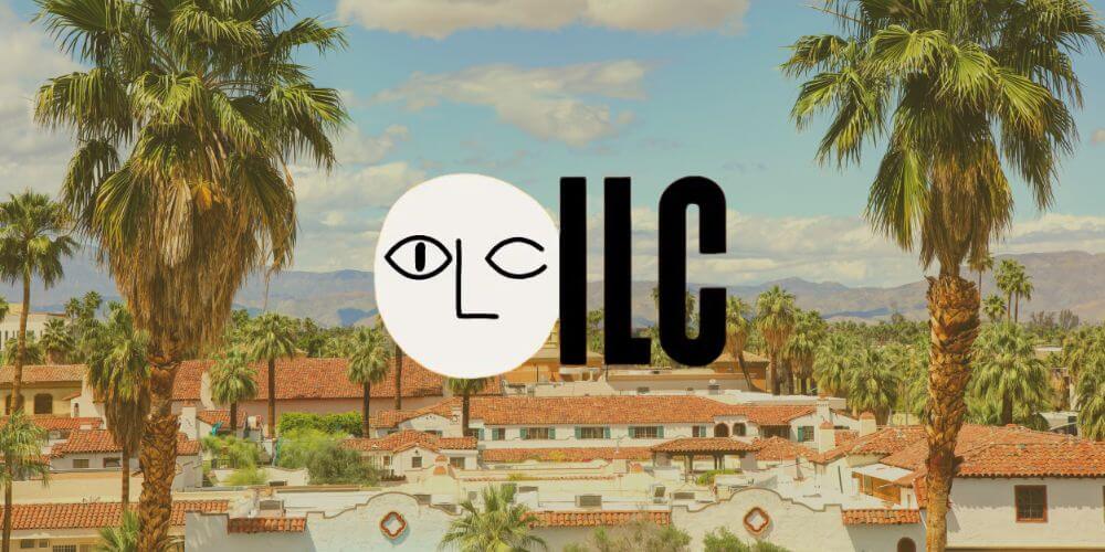 ILC logo with palm spring 